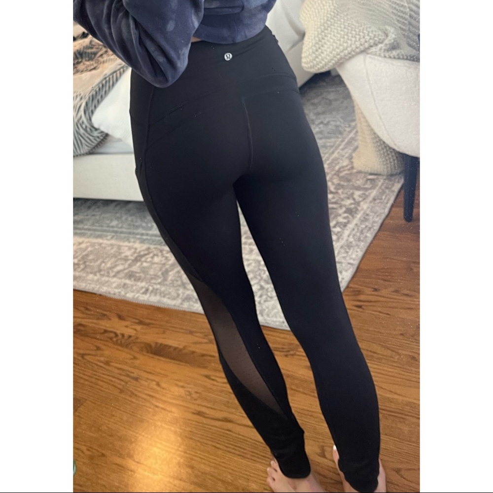 Lululemon full length black leggings size 4
